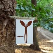 Markering Walk of WIsdom door Wandelvrouw
